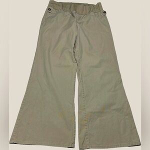 GAP Tan Flare Wide Leg Jeans